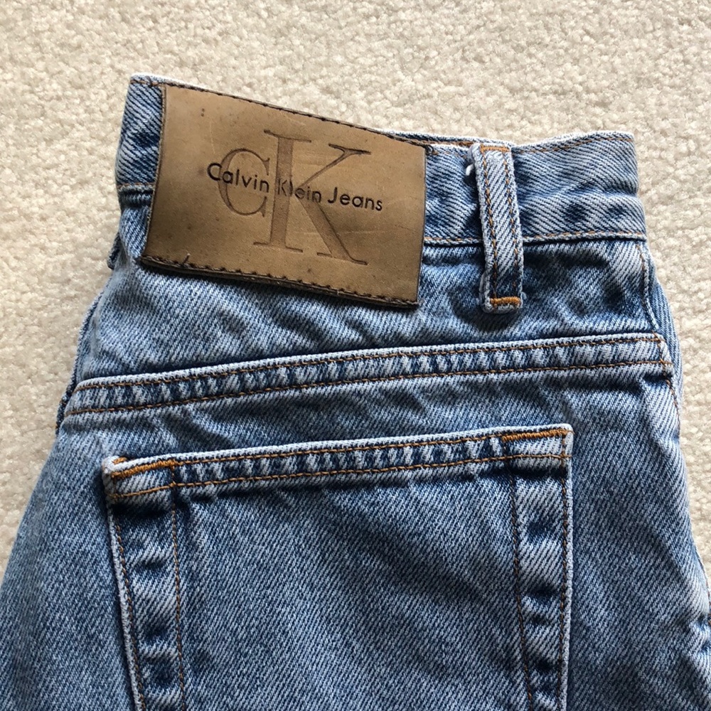 Calivin Klein high waisted jean shorts